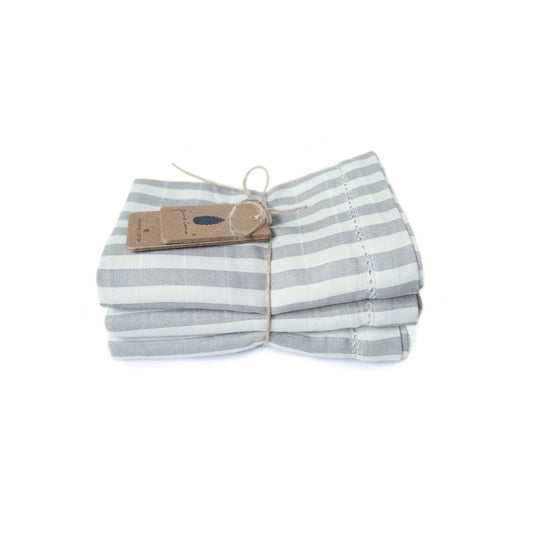 Pine Cone Edith stofble 3-pak – Mushroom Stripe