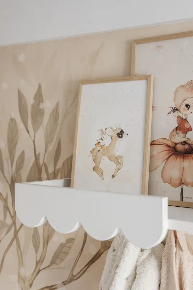 Wood Luck Design - Babushka - væghylde – hvid