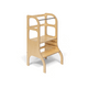 STEP UP Adjustable Height Helper Tower - Natural Wood