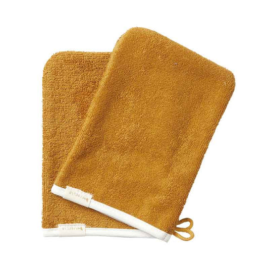 Fabelab vaskeklude – 2-pak – Ochre