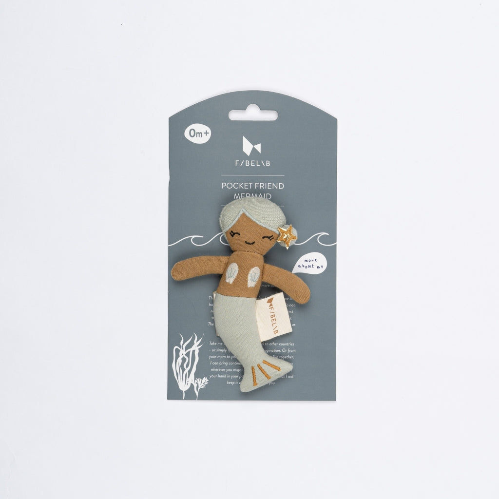 Fabelab Pocket Friend – Havfrue – Blå