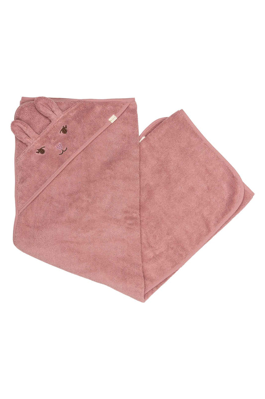 Fabelab badehåndklæde med hætte – Kanin – Ash Rose