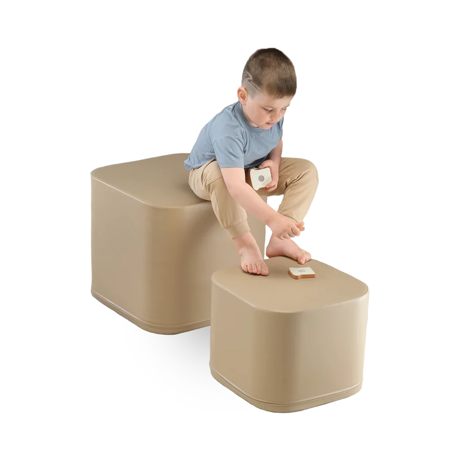 IGLU Large Play Pouf Cube – Beige