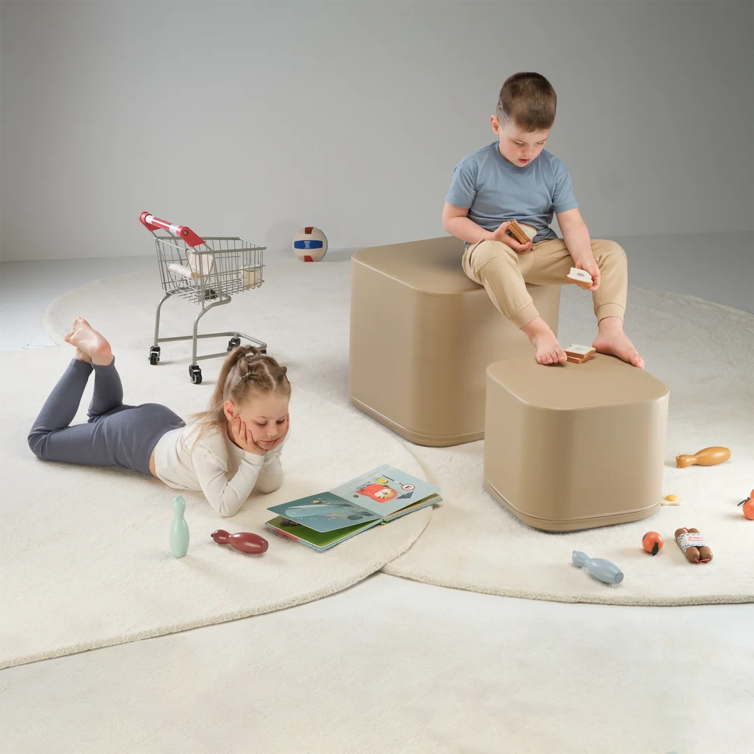 IGLU Large Play Pouf Cube – Beige