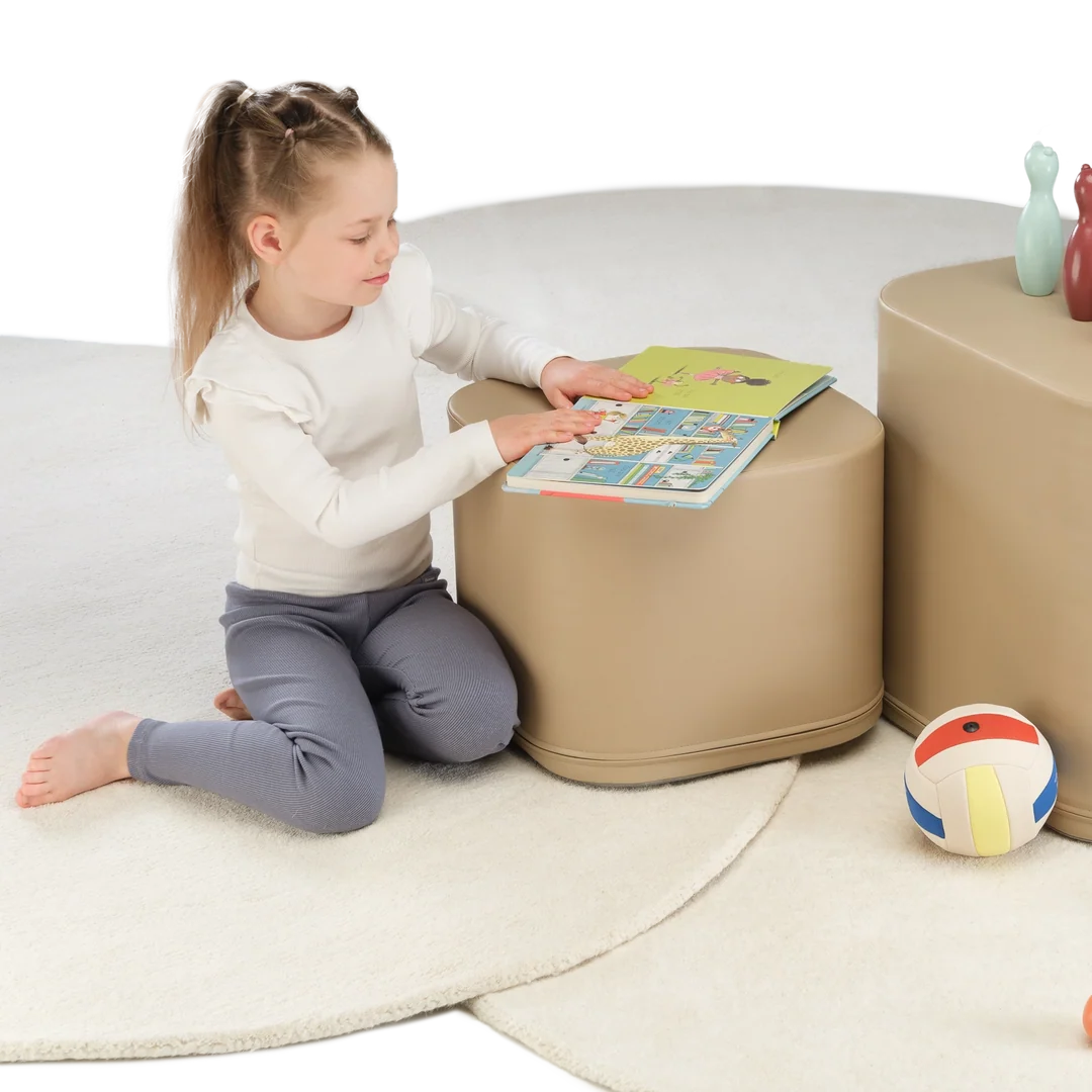 IGLU Large Play Pouf Cube – Beige
