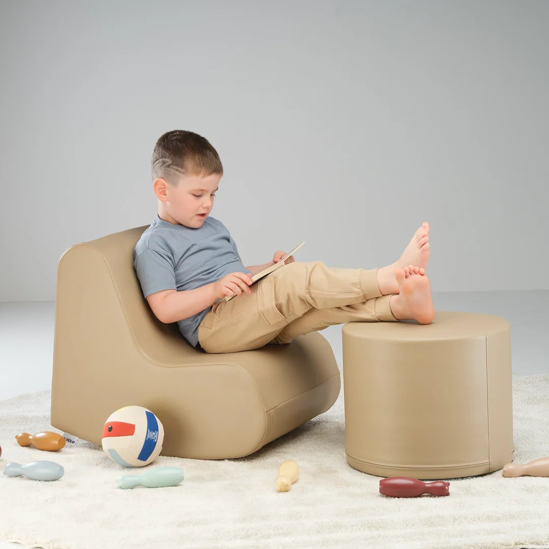 IGLU Small Play Pouf Cylinder – Beige