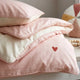 LIFETIME Kidsrooms Sweet Hearts sengetøj 140 x 200 cm – Lyserød