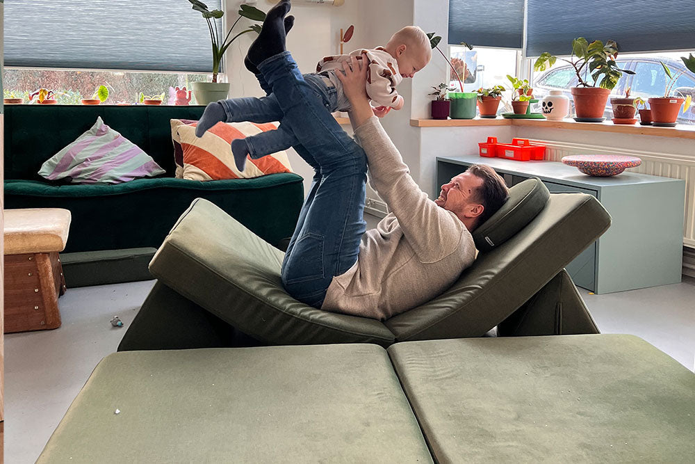 Shappy legesofa – Original 160 cm - Bottle Green