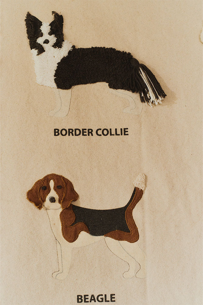 Lorena Canals Dogs vægdekoration med hunderacer 70 x 100 cm