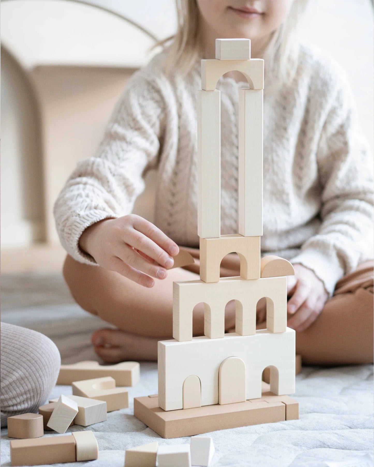FitWood HUVILA byggeklodser – dune