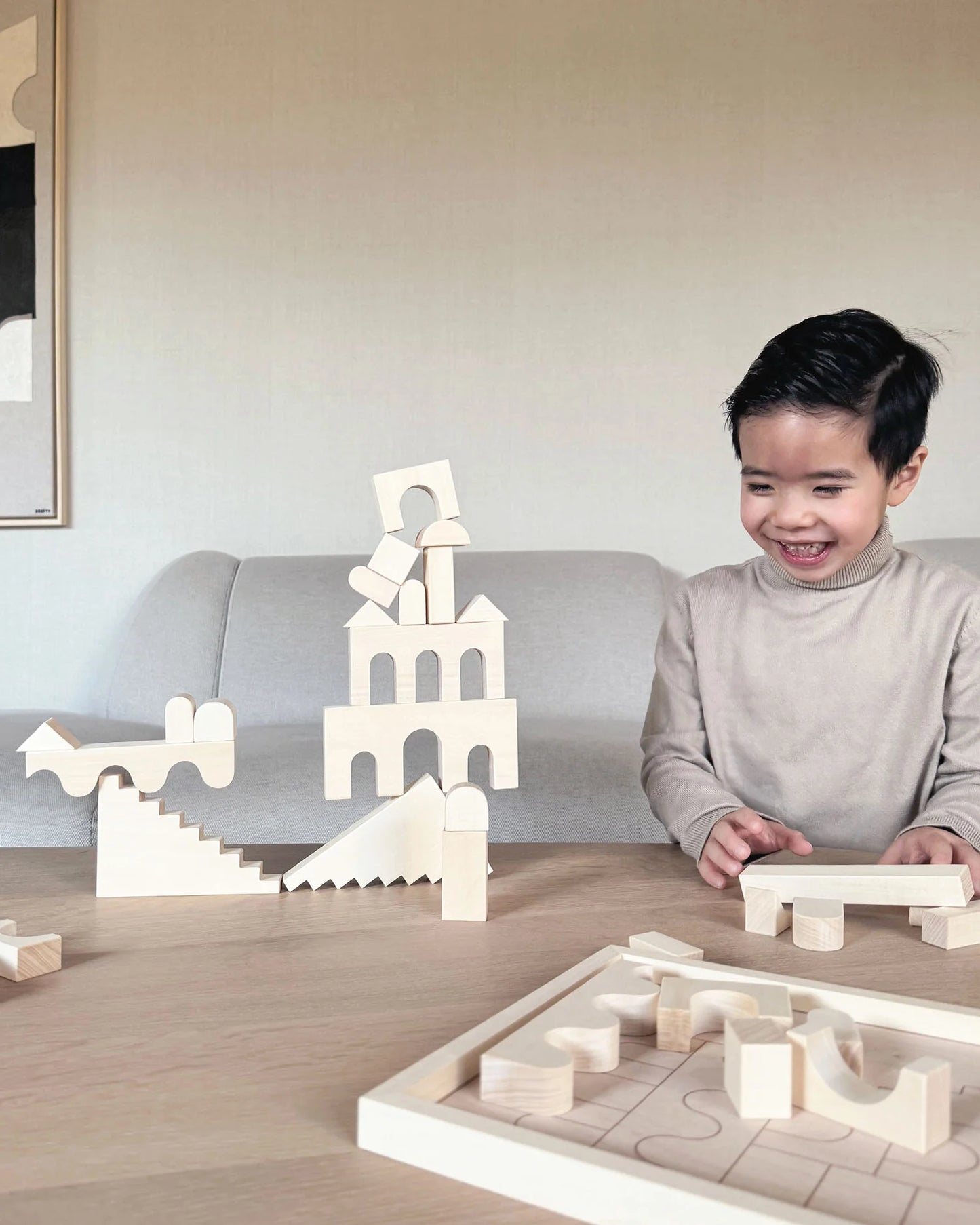 FitWood HUVILA byggeklodser – lindetræ