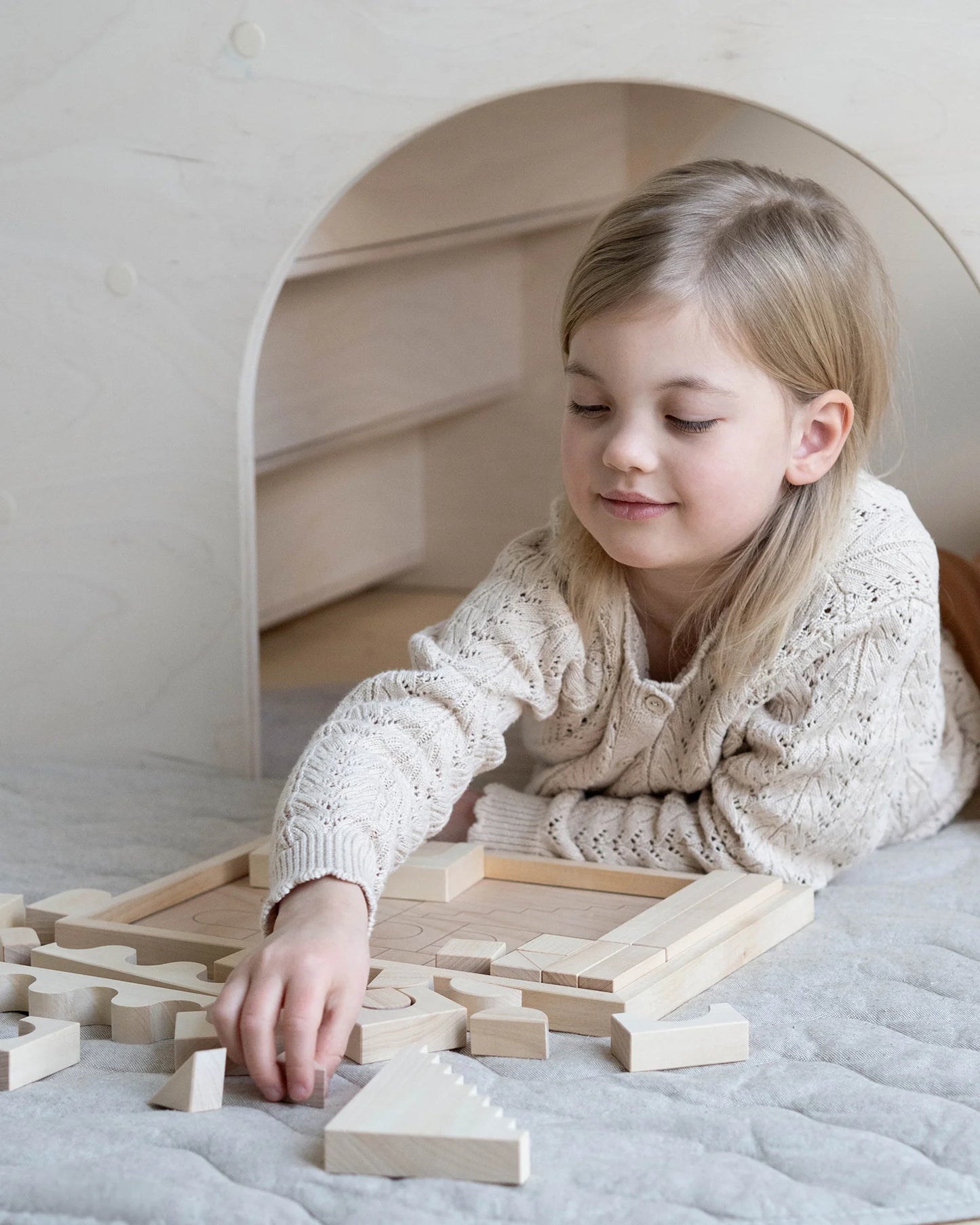 FitWood HUVILA byggeklodser – lindetræ