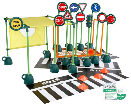 Italtrike Traffic Village komplet trafiksæt