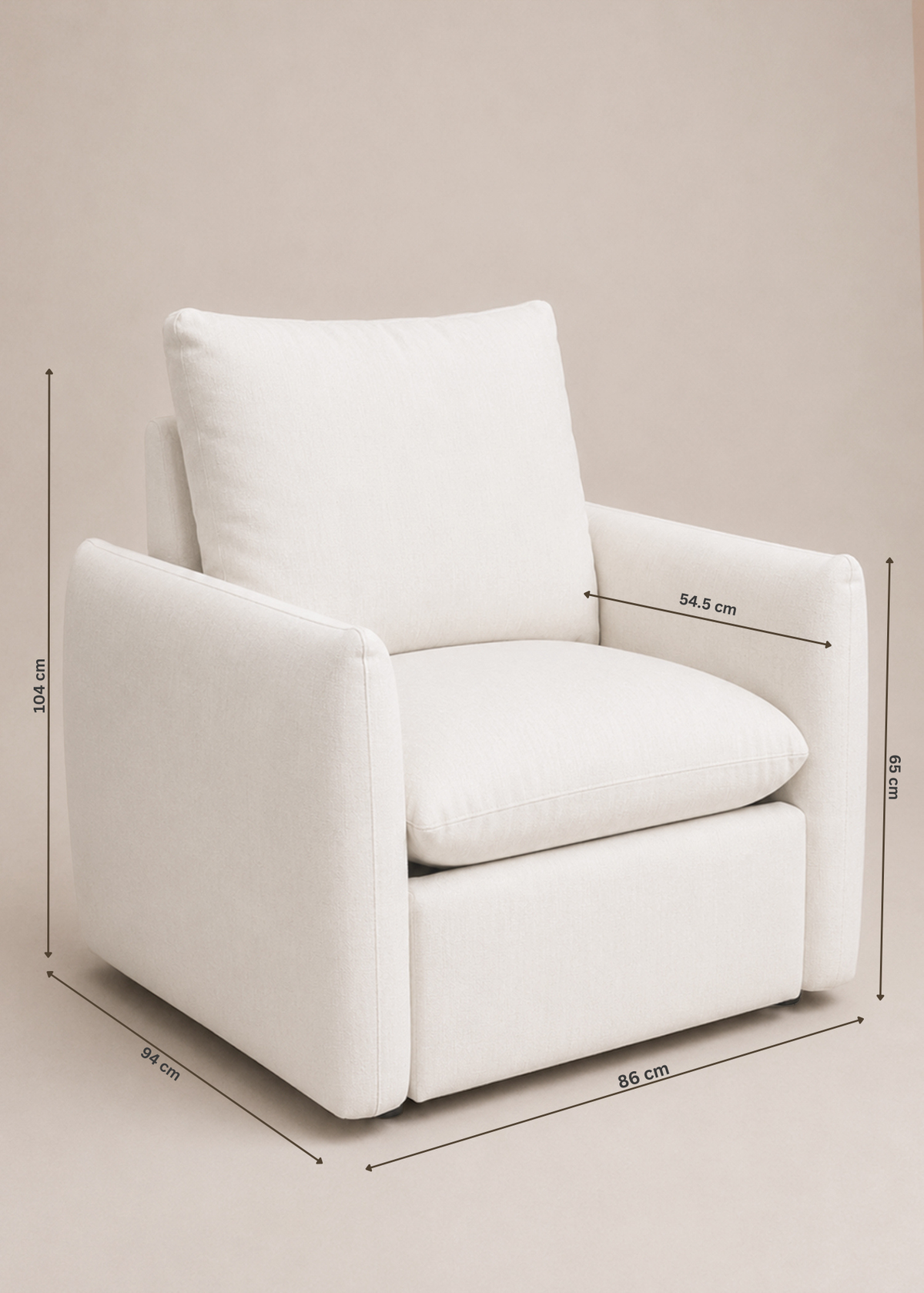 Oilo Studio - James - elektrisk ammestol med ekstra bredt sæde – flere farver og tekstiler