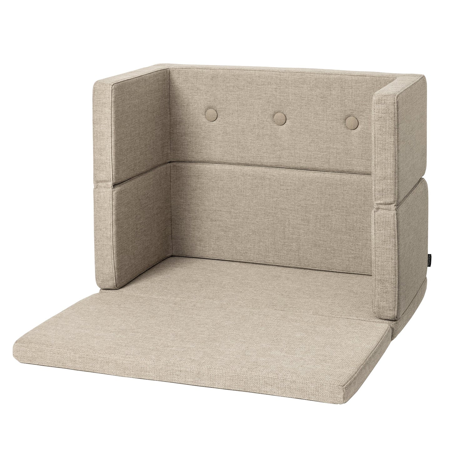 by KlipKlap KK Play Fold legesofa og boldbassin Square – Sand