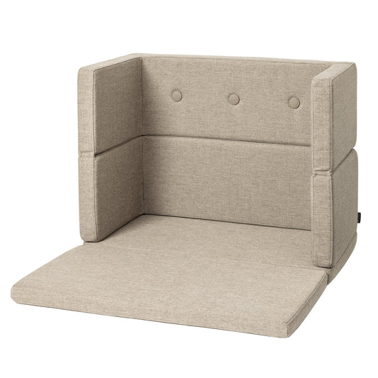 by KlipKlap KK Play Fold legesofa og boldbassin Square – Sand