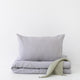 Linen Duvet Cover Set for Kids - Light Grey