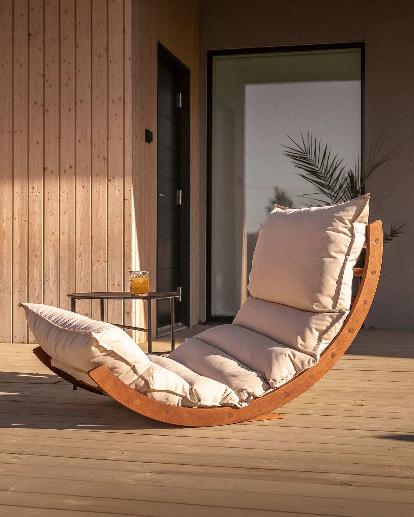 FitWood LAAKSO udendørs lounger og klatrebue – brun