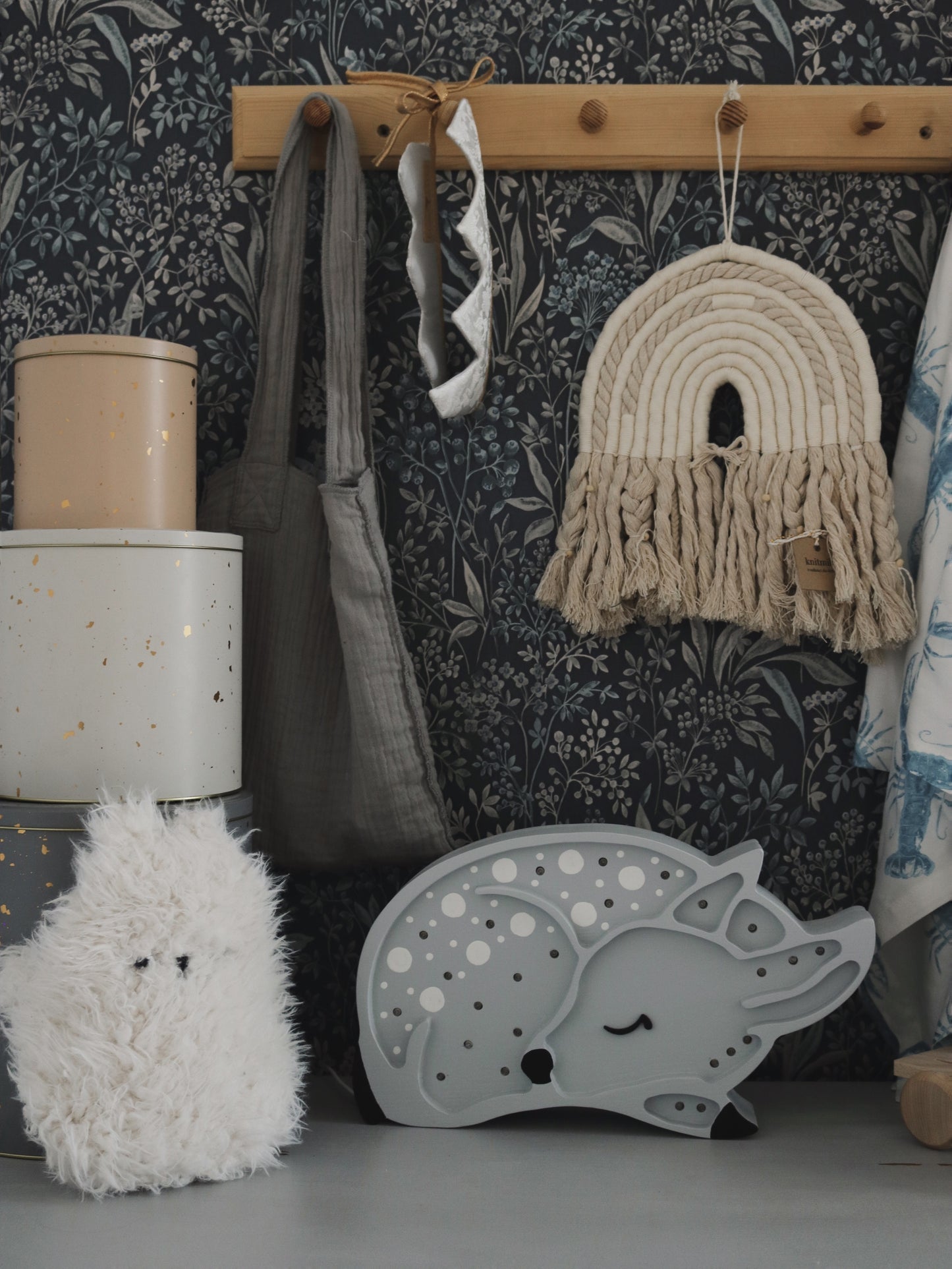 Little Lights Deer lampe i træ - flere farver