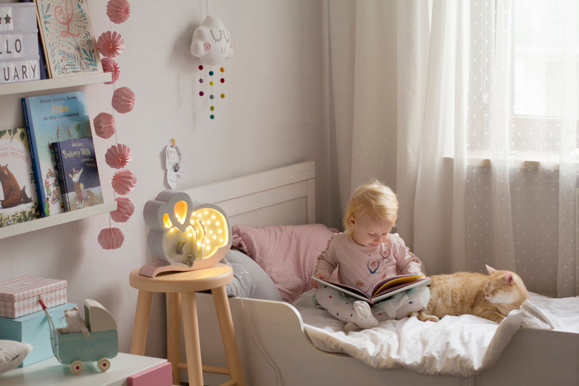 Little Lights Mouse lampe i træ