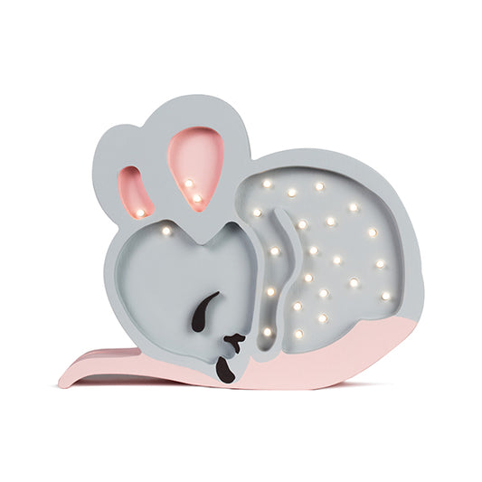 Little Lights Mouse lampe i træ