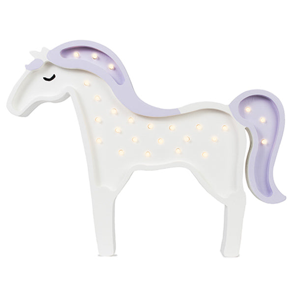 Little Lights Horse lampe i træ