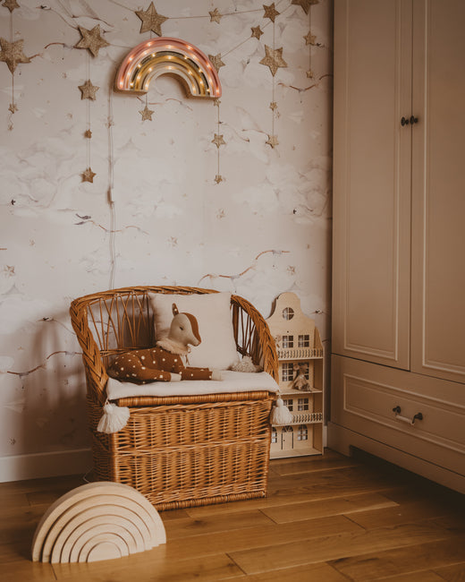 Little Lights Regnbue lampe i træ - flere farver