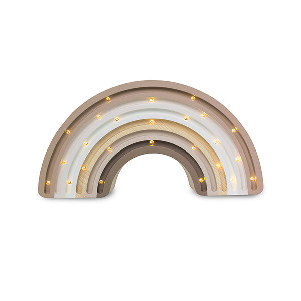 Little Lights Regnbue lampe i træ - flere farver
