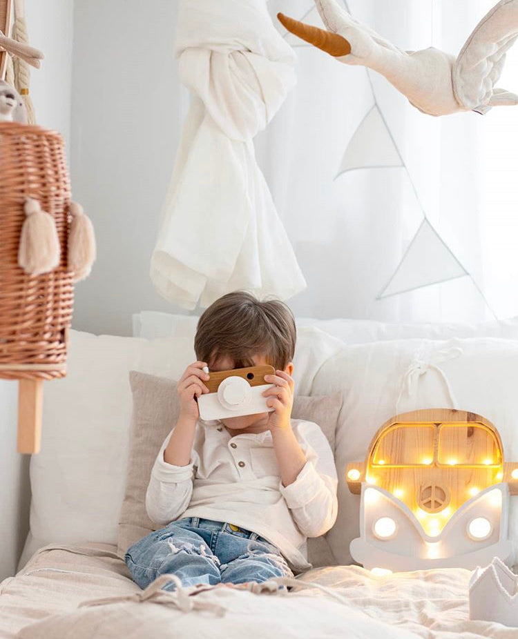 Little Lights Van lampe i træ - flere farver