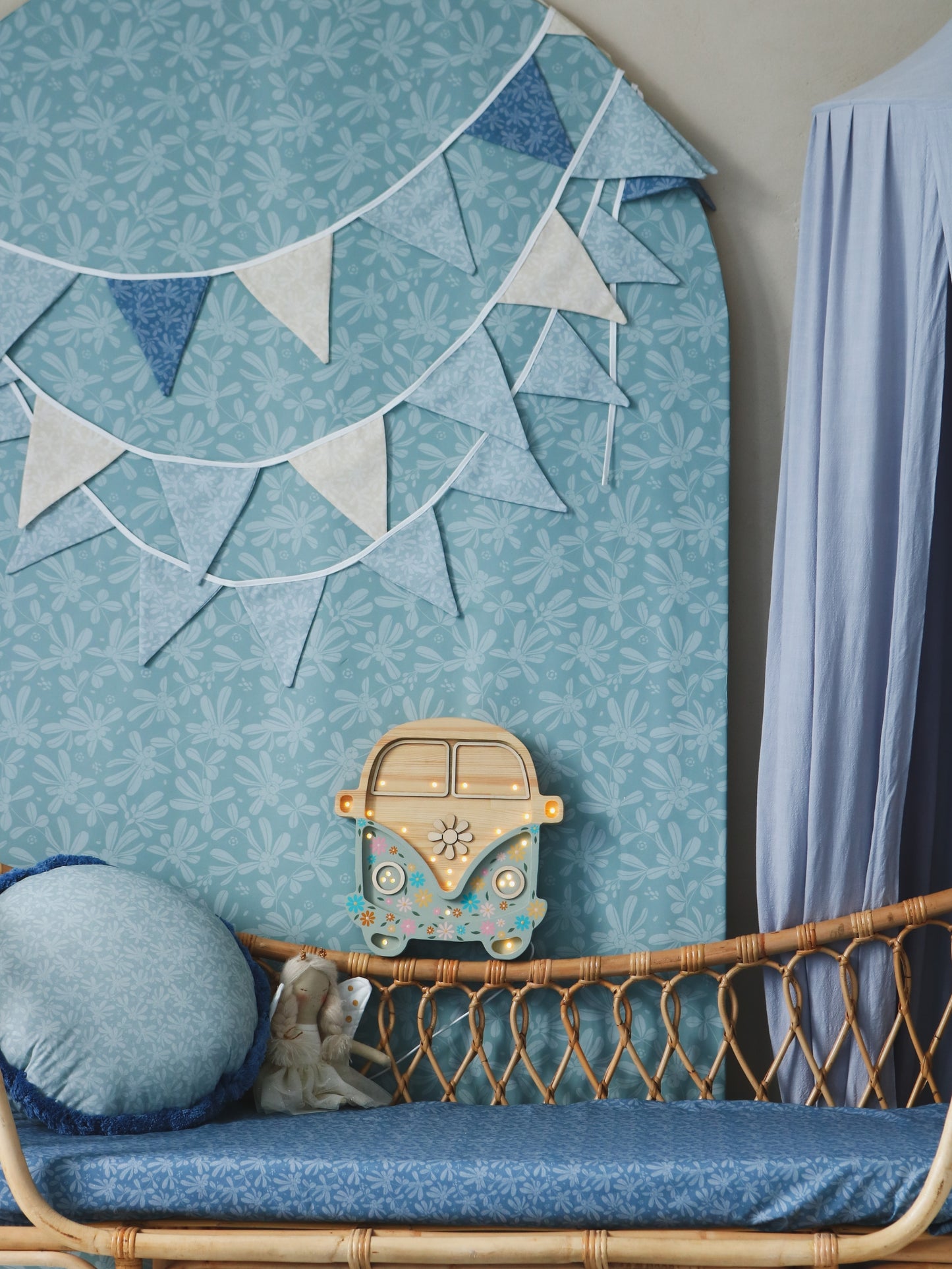 Little Lights Van lampe i træ - flere farver