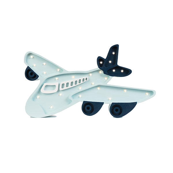 Little Lights Plane lampe i træ - flere farver