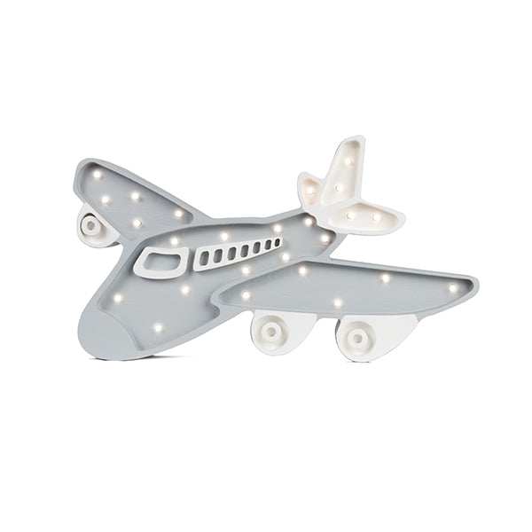 Little Lights Plane lampe i træ - flere farver