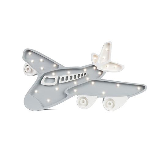 Little Lights Plane lampe i træ - flere farver