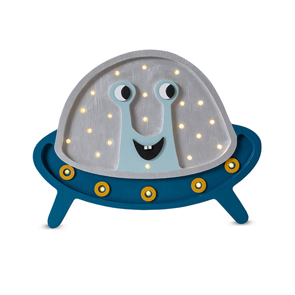 Little Lights UFO lampe i træ - flere farver