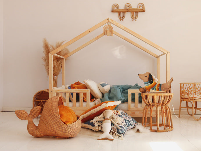 Little Lights Puppy lampe i træ - flere farver