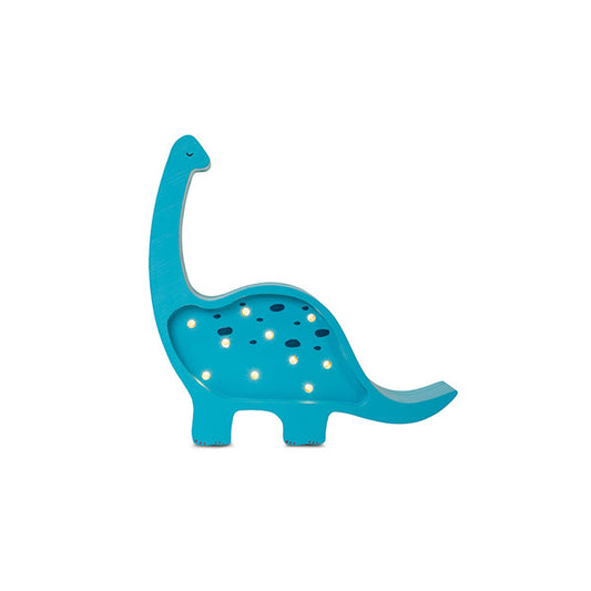 Little Lights Dino Mini lampe i træ - flere farver