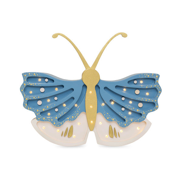 Little Lights Butterfly lampe i træ - flere farver