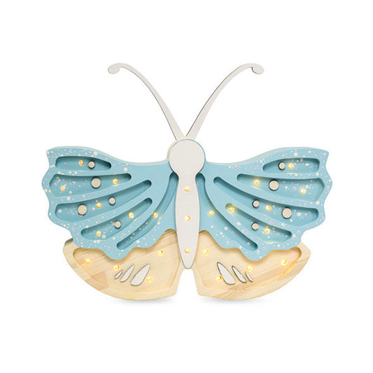 Little Lights Butterfly lampe i træ - flere farver