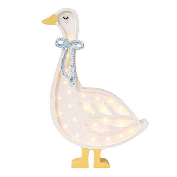 Little Lights Goose lampe i træ