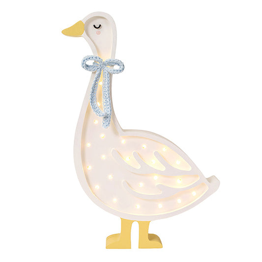 Little Lights Goose lampe i træ