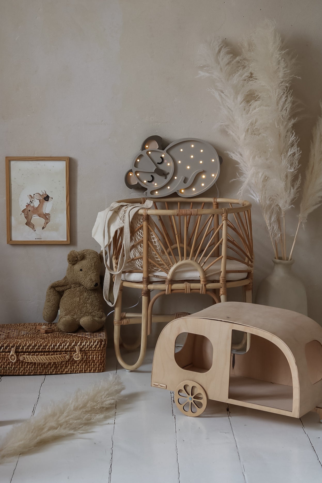 Little Lights Koala Bear lampe i træ