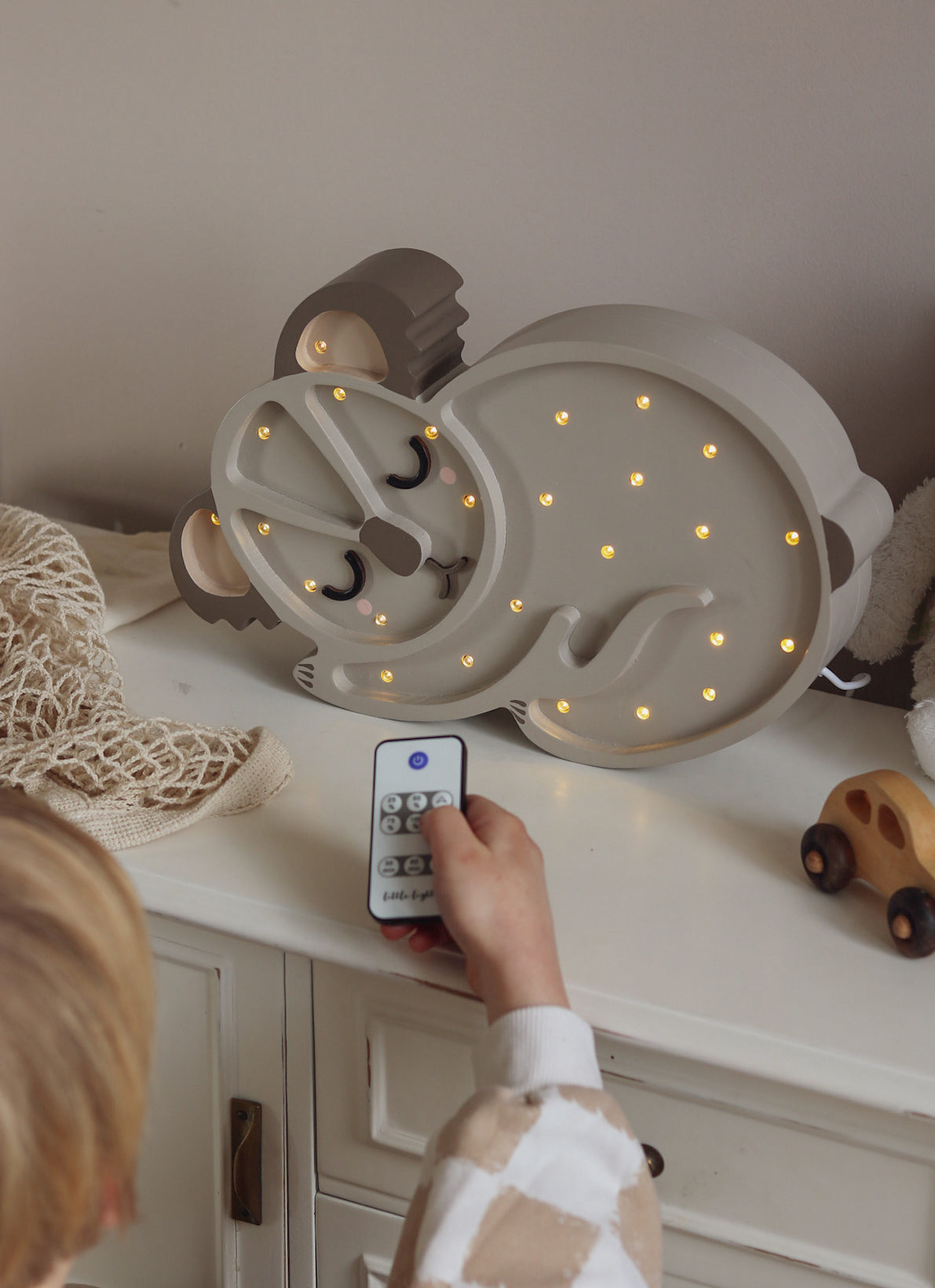 Little Lights Koala Bear lampe i træ