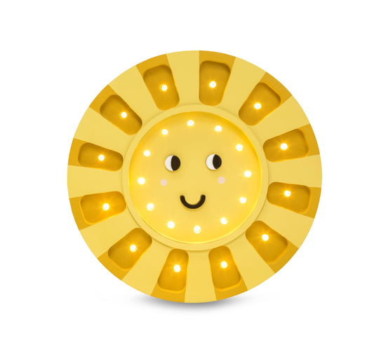 Little Lights Sunshine lampe i træ - flere farver