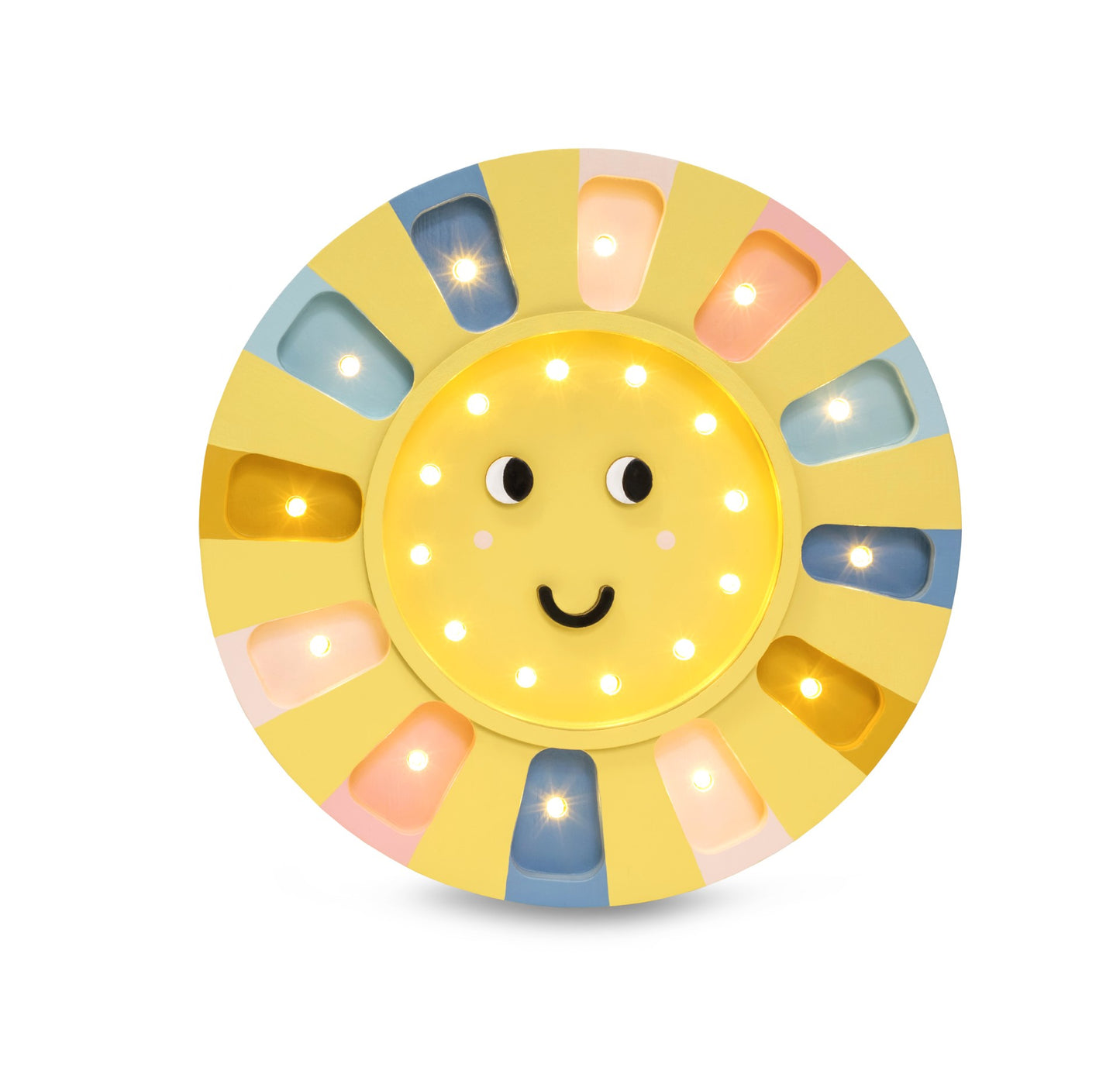 Little Lights Sunshine lampe i træ - flere farver