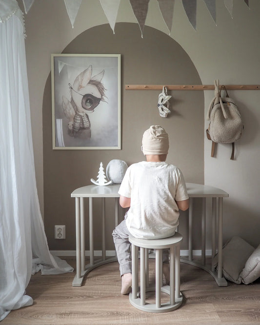 FitWood LUOTO skammel og opbevaring – beige