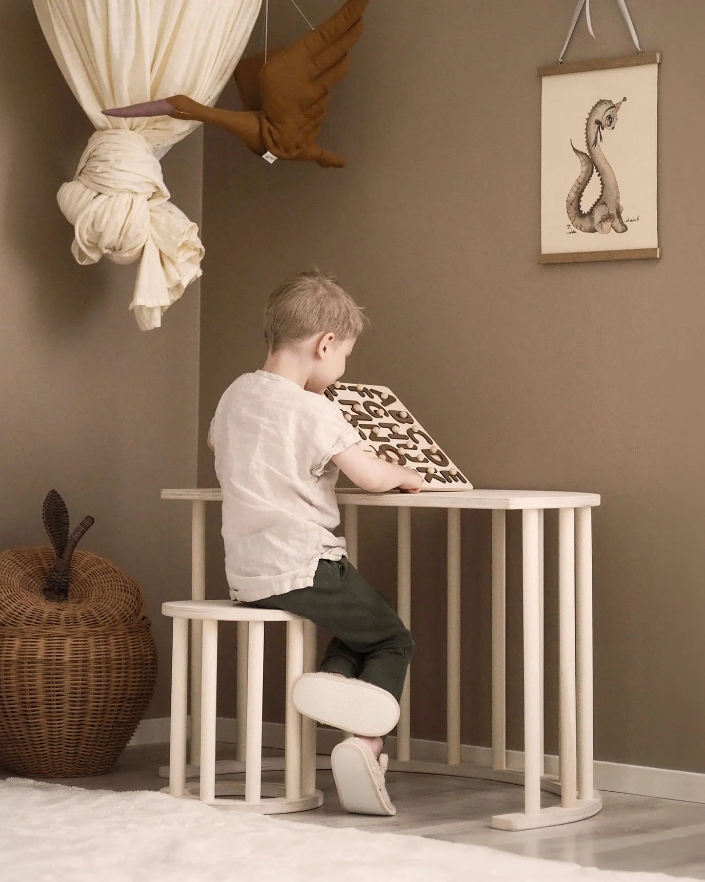 FitWood LUOTO skammel og opbevaring – birk