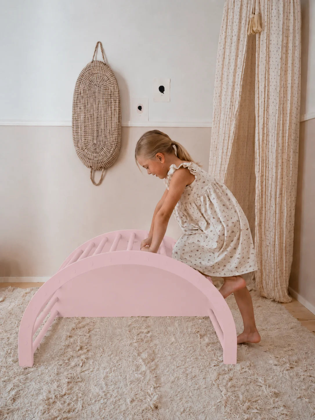 FitWood LUOTO II klatrebue / bord - Rose