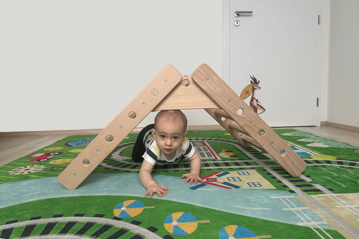 Loopo Froggie 2-i-1 Pikler klatrestativ