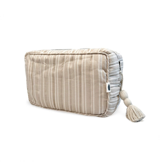 Pine Cone Lulu toilettaske – Beige Stripe