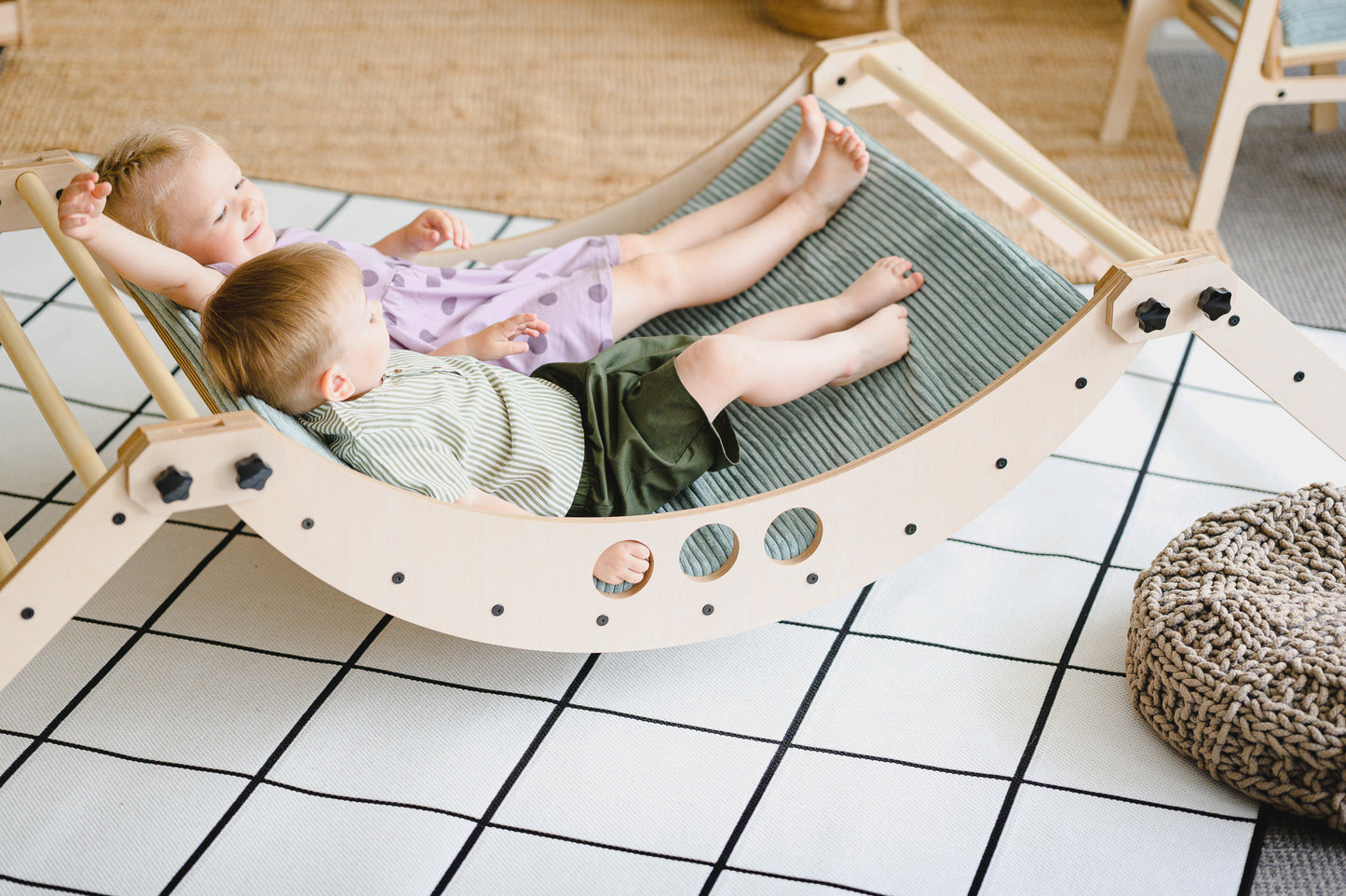 Luula Montessori Klatrestativ Sleeper Climber – Motoriksæt uden Madras